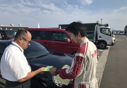 お客様引き渡し
